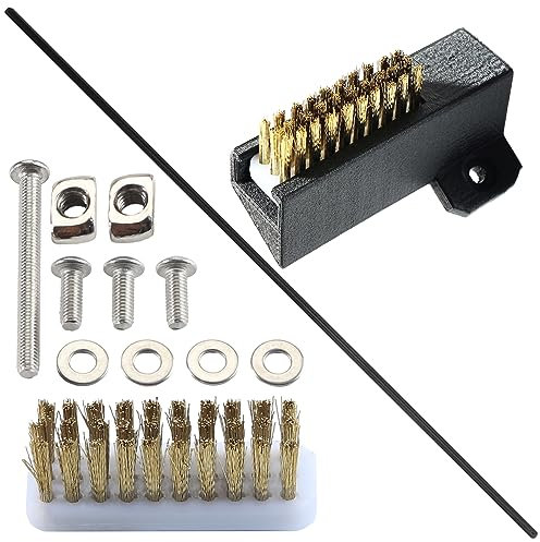 BCZAMD 3D-Drucker Teile Mini Düse Reinigung Nylon Messing Bürste Kit für DIY voronn 2,4 R2 Dreizackk entfernen Schmutz Schweißen Slack Rust