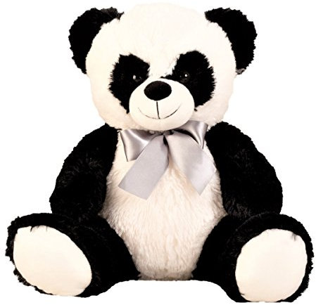 Geschenkestadl Panda Bär 50 cm Teddybär Kuschelbär Kuscheltier Stofftier Pandabär Teddy