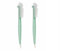 Bottle Cleaner Brush 2 in 1 Teat Cleaner Tiny To Tots Teal/Grey 2 Pack Cleaning Brushes For Baby Bottles & Teats, Plastic Handle with Sturdy Nylon Bottle Brushes