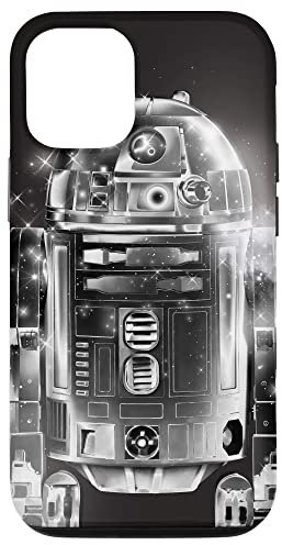 iPhone 12/12 Pro Star Wars R2-D2 Retro Galaxy Black Case