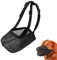 Maulkorb für Hunde - Black Mesh Verstellbarer Hundemaulkorb für Mittlere Hunde, Fressschutz, Giftköderschutz, Anti-Beißen und Anti-Lecken All-Inclusive Maulkorb (XL Größe)