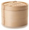 IBILI - Vaporera Bamboo 26 Cm, 2 Cestas de bambu superpuestas + tapa