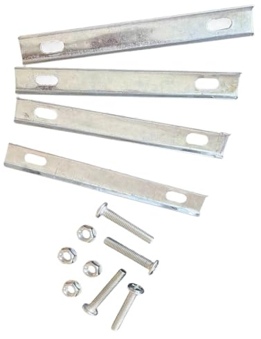 F Fityle Kits de Fixation de Panier arrière de vélo en Fer, vis de Fixation, Panier arrière de vélo Robuste, Accessoires d'installation