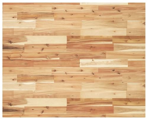 vidaXL Tischplatte Rechteckig 100x80x4 cm Massivholz Akazie