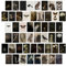 TRAMIN Moody Dark Academia Decor, Vintage Dark Academia Wall Art Prints, 50Pcs Victorian Gothic Decor for Home, Witchy Goth Wall Collage Kit (4x6)