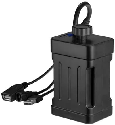 YIGZYCN Hohe Kapazität 21700 Batteriespeicher mit Power-Anzeige USB Anschluss 21700 Akku-Pack Box für Fahrradzubehör