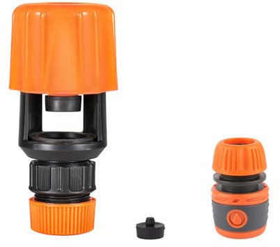 Kitchen Tap Connector, Mixer Tap Adapter for Kitchen Sink Indoor Outdoor House Hose Pipe Fittings Tap with Hose Connectors (Orange Quick Connect)