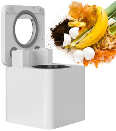 XEEAOFE Odorless Countertop Smart Compost Bin, Turns Waste into Dry Fertilizer, Compost Bin for Indoor, Electric Composter for Kitchen,110V