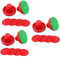 ifundom 3sets 8pcs Air Hockey Durable Paddles and Replacement for Game Tables Ergonomic Design for Enhanced Game Experience Red 8pcs*3