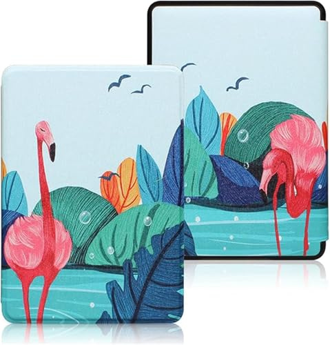 GUKSRASO Case Compatible with Kindle Voyage (2014 Model: NM460GZ), PU Protective Cover with Auto Sleep/Wake