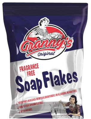 Granny's Original Fragrance Free Soap Flakes Vegan Friendly 425gm