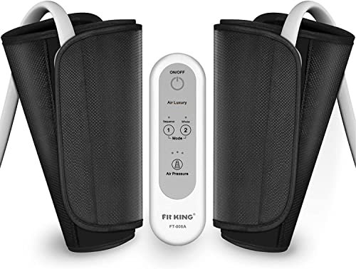 FIT KING Bein Massagegeräte für Schmerzen und Durchblutung Lymphdrainage Gerät Beine Arm Waden Kompressions Maschine für RLS müde und schmerzende Beine Arme Muskelerholung nach dem Training
