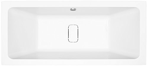 Badewanne MADLEN 190x90x46cm, Acryl in weiß, mit höhenverstellbaren Wannenfüßen