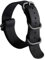 BINLUN Uhrenarmband Nylon Dickes G10 Premium Ballistic Ersatz Armband Mehrfarbige Bänder für Herren Damen mit Heavy Duty 5 Ringe(21mm, Schwarzes Band Schwarze Schnalle)