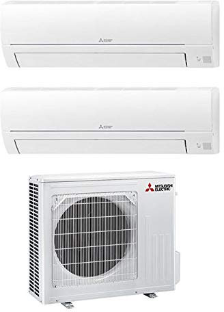 Climatizzatore Dual Split 9000 + 12000 Btu, Inverter, Classe A++/A+ Serie MSZ-HR