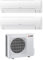 Climatizzatore Dual Split 9000 + 12000 Btu, Inverter, Classe A++/A+ Serie MSZ-HR