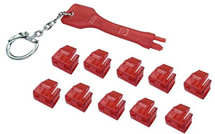 Ex-Pro 10x RJ-45 Port Blockers with Key