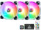 Montech Z3 PRO Addressable RGB 120mm Fan, 3 Pack with Lighting Controller, PWM Control for Computer Case, ARGB Remote Controller, Programmable Lighting Effects, White Fan Frame