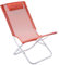 SUNNY STAR, Spiaggina Tolosa, Sdraio sedia pieghevole, giardino mare, 53x49x73, Arancione, Verde, ARANCIO