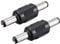 sourcing map 5.5mm x 2.1mm Male to Male DC Power Jack Adapter Barrel Connector for CCTV Camera 2pcs