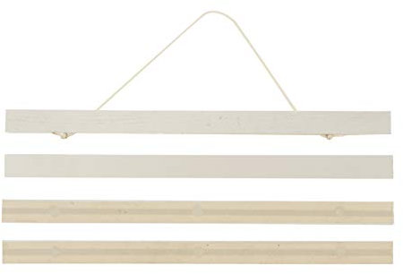 MAGICLULU Holzmagnet Gemälderahmen Mit Scroll-hänger Für Poster Und Drucke Austauschbar Und Schadet Der Oberfläche Nicht Inklusive Lederseil Für Einfache Aufhängung