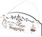 Schild Dudelsack Deko 20x10cm - All you need is Love and a Bagpipe - Holz Wanddeko Dekoration Wand
