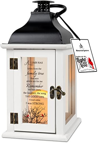 Linterna conmemorativa: regalos de condolencias por duelo por la pérdida de un ser querido, regalos conmemorativos por la pérdida de la madre, pérdida del padre, regalos de recuerdo cuidadosos para la