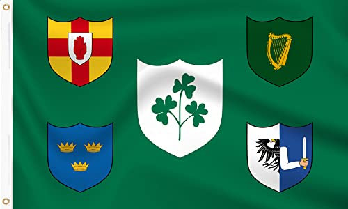 Ireland Rugby Union Team Flag Irish Rugby 5ft x 3ft (150cm x 90cm)