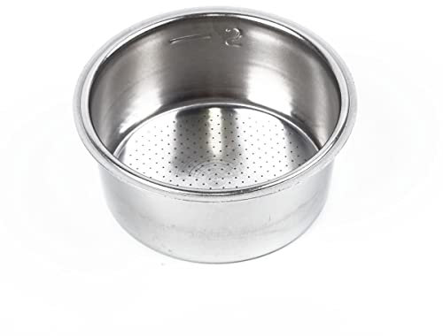 DAZZLEEX Lot de 4 tasses à café non pressurisées 51 mm pour Bre-ville De-longhi Krups