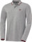 Chiemsee Herren Poloshirt Langarm, 100% Baumwolle, bequemes Polo mit lässigem Kragen, leichtes Langarmshirt, atmungsaktiv & luftdurchlässig, Grau, Gr. 3XL