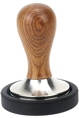 Guangcailun Exquisites Küchenpresswerkzeug – bequemer Griff aus massivem Holz, korrosionsbeständiges Force Tamper Kaffeezubehör, 53mm