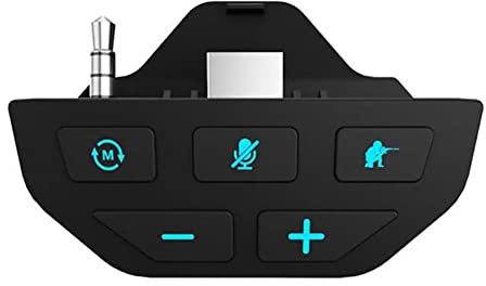 ZEZEFUFU Wireless Audio Adapter 3.5MM Stereo Gaming Headset Converter per Xbox One Controller
