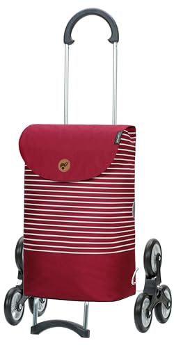 ANDERSEN Einkaufstrolley - Treppenst. Scala Sh. Tilde rot 37 L einkaufen, hochwertig, modern, leichtgängig, Räder abnehmbar, Treppensteiger