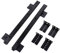 HEALEEP 1pair Solid Bearing Keyboard Drawer Track Smooth Slide Rail for Easy Installation Under Desk and Drawer Runners for Extractable Keyboard Platform
