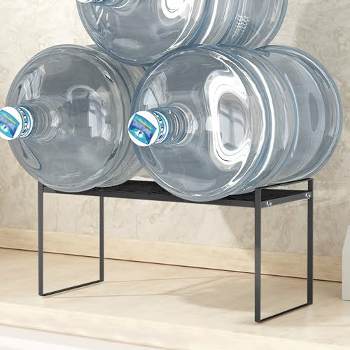 Organizador de armario de cocina, 33 x 21 x 18,5 cm, Organizador de Cocina de metal, estante para armario de cocina con alfombrilla antideslizante, para cocina, baño, tablero de mesa, aparador (negro)