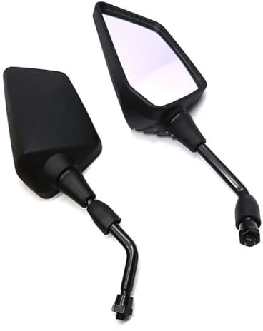 Seiten Spiegel Für K&awasaki Z750 Für Z650 Z800 Für Z900 Er6n Für V&ersys 650 Für V&ersys 1000 Universal 10 MM Motorrad Rückspiegel ABS Spiegel Rückseitenspiegel