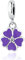 PGMUHNXV 925 Sterling Silber Bead Charm Emaille Kirschblüte Primrose Anhänger Perlen Fit Armband Armreif Diy Schmuck 1Pcs, Blau,