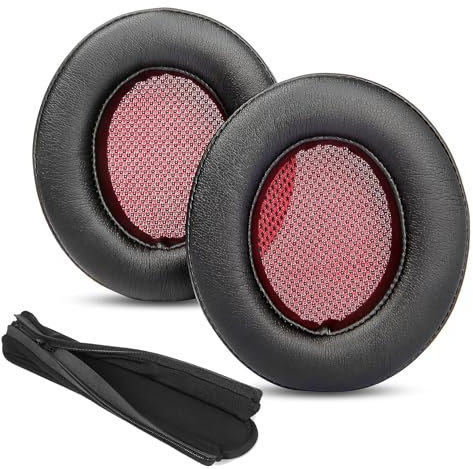 Teufel Real Blue NC Ohrpolster Ersatz und Atmungsaktives Kopfband Kompatibel mit Real Blue/Real Pure (2020) Stereo-Kopfhörer Ohrpolsterabdeckung mit Proteinleder und Memory-Schaum