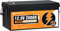 ECO-WORTHY Bateria Litio 280Ah 12V LiFePO4 con rotección de baja temperatura, 6000+ ciclos profundos con 3584Wh de energía, para autocaravana, caravana, panel solar, camping