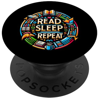 Read, Sleep, Repeat ---- PopSockets Klebender PopGrip