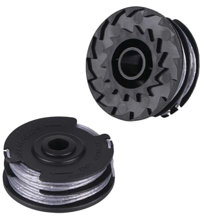 Filo Tagliabordi,Bobine per Tagliaerba,Bobina di filo per tagliaerba a batteria, compatibili con bosch Bosch Art 24, 27, 30 e Art 30-36 Li.(2 Bobine)