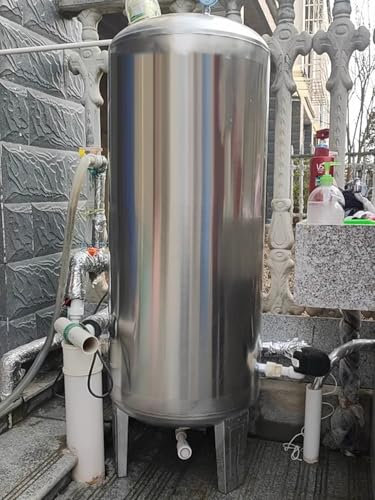 Vaso Expansion Máquina para Fabricar Barriles de Agua a Presión de Acero Inoxidable, Tanques de Expansión para Uso Residencial, Rociadores, Sótanos, Cocinas y Baños, 15, 26, 40, 50, 60 y 80 Galones(95