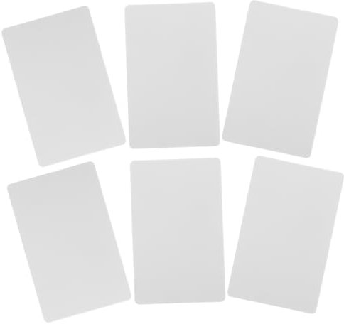 jojofuny 10pcs White Card Reader Cleaning Cards with Quick Drying Spunlace Fabric and Pvc Individually Sealed Packaging Effective Pos Terminal Cleaning Tools
