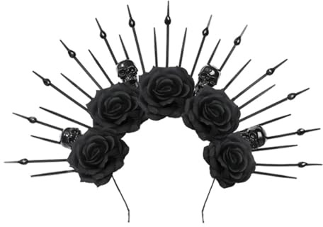 Flower Crown Headband Halloween Rose Headband Queen Hair Accessories