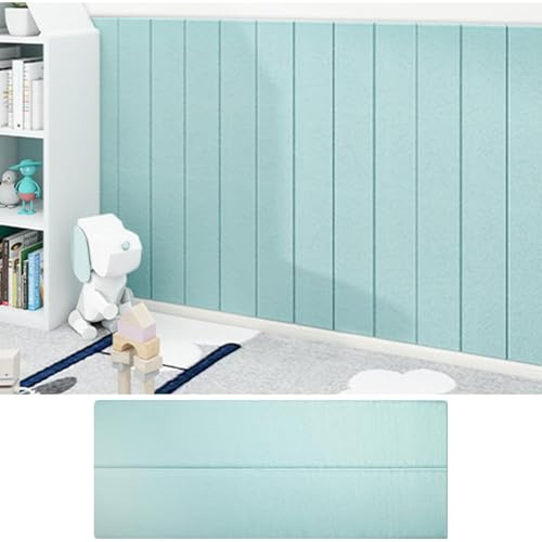 Genérico Cuero Sintético Panel de Pared Adhesivo Acolchado, Paneles Adhesivos Pared Cabecero de Cama, Anticolisión 3D Acolchado de Pared para Niños (5, D)