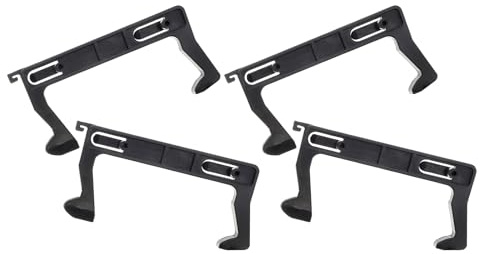FUTUREORYY 4pcs Microwave Door Hook Latch Replacement Set, Oven Door Lock Key Accessories for Microwave Oven, Compatible with Midea Models, Kitchen Appliance Safety Parts