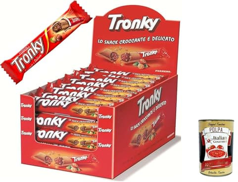 FERRERO Tronky Riegel Haselnuss Schokoriegel kekse kuchen schoko waffeln 48x 18g + Italian Gourmet polpa 400g
