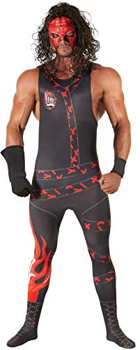 Morph Kane Kostüm Mit Kane Maske, WWE Kostüm Herren Mit WWE Mask, Wrestler Kostüm Herren XL