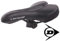 Dunlop FGM19 ergonomicher Mountainbike MTB Fahrrad Sattel, Damen u. Herren Komfort Fahrradsattel, atmungsaktiv, Stoßresistenter weicher Mountain Bike Gelsattel, Rennrad Trekking Rad Sitz, schwarz