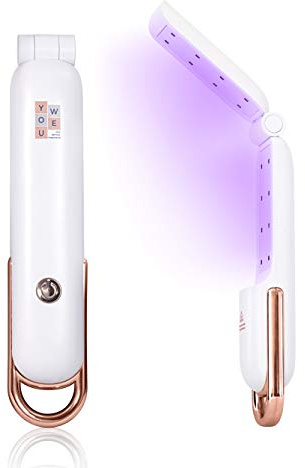 Esterilizador UVC, YouWe Potente 16 Led Perlas UV Desinfectante, Esterilización Rápida del 99,9%, Elegante Estilo De Diseño, Recargable, Plegable.